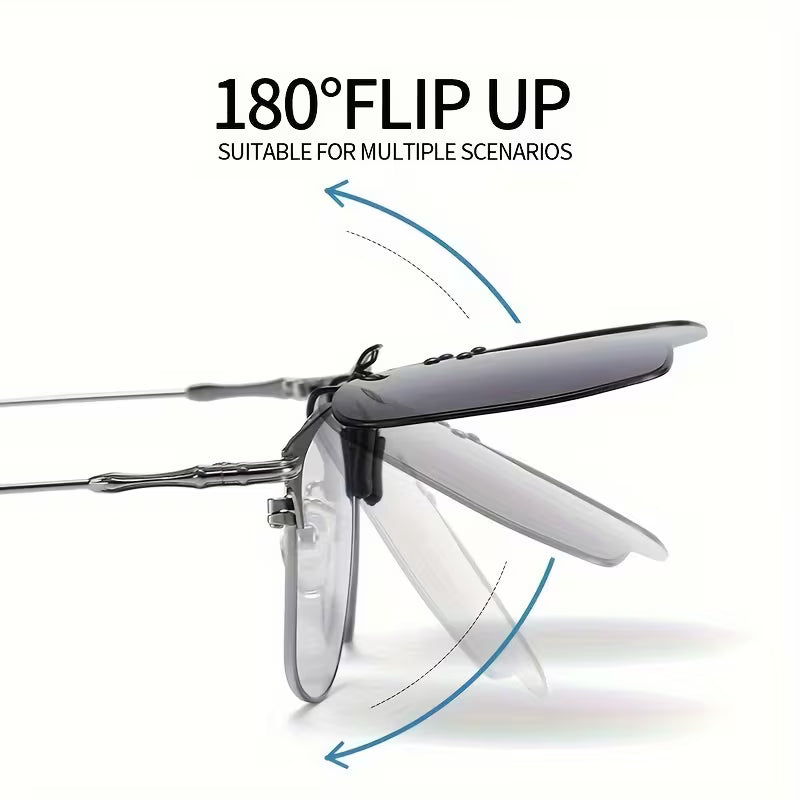Polarized Clip-On Sunglasses