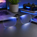 Blue Light Blocking Clip-On Glasses – Clear Lenses for Digital Screens