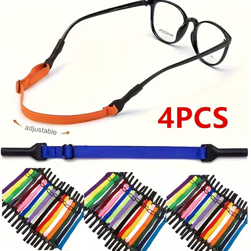 4 pcs Adjustable Eyewear Cord mixed colors